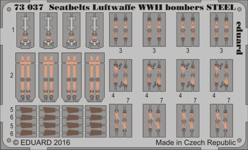 Eduard - Seatbelts Luftwaffe WWII bombers STEEL