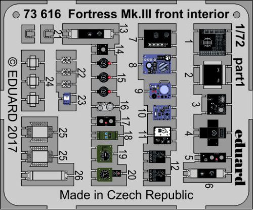 Eduard - Fortress Mk.III front interior for Airfi