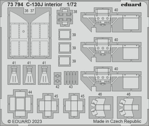 Eduard - C-130J interior 1/72 ZVEZDA