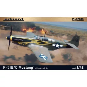 Eduard - P-51B/C Mustang w/ dorsal fin  EDUARD-PROFIPACK