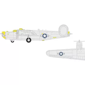 Eduard - B-24J US national insignia   HASEGAWA