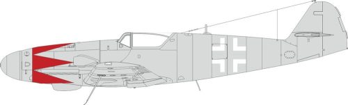 Eduard - Bf 109K-4 tulip pattern & national insignia 1/48