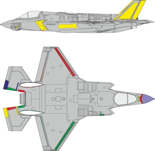 Eduard - F-35B RAM coating 1/48 TAMIYA