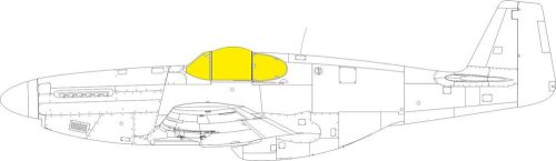 Eduard Accessories - P-51B/C Malcolm Hood canopy Tface EDUARD