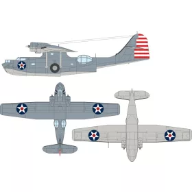   Eduard - PBY-5A US national insignia (stars w/ red center) for Eduard / Revell