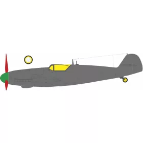 Eduard - Bf 109G-6 late Erla canopy Tface for Tamiya