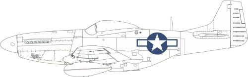 Eduard - P-51D national insignia 1/48 EDUARD