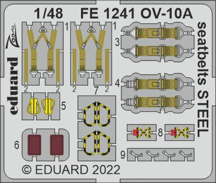 Eduard - Ov-10A Seatbelts Steel For Icm
