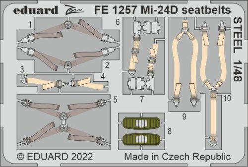 Eduard - Mi-24D Seatbelts Steel For Trumpeter