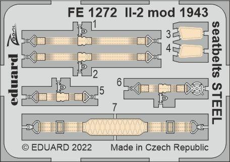 Eduard - Il-2 Mod. 1943 Seatbelts Steel