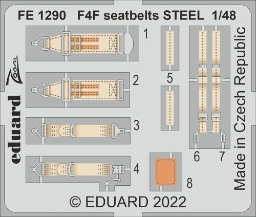 Eduard - F4F seatbelts STEEL