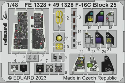Eduard - F-16C Block 25 1/48 for KINETIC