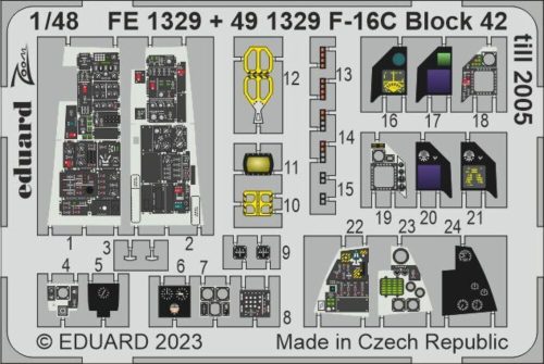 Eduard - F-16C Block 42 till 2005 1/48 for KINETIC