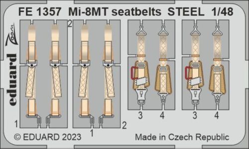 Eduard - Mi-8MT seatbelts STEEL 1/48 TRUMPETER