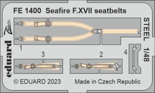 Eduard - Seafire F.XVII seatbelts STEEL 1/48