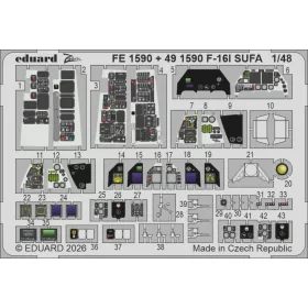 Eduard - F-16I SUFA (Kinetic Gold edition kit) for Kinetic