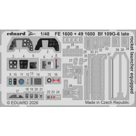   Eduard - Bf 109G-6 late (rocket launcher equipped) for Tamiya