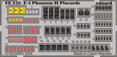 Eduard - F-4 Phantom II Placards