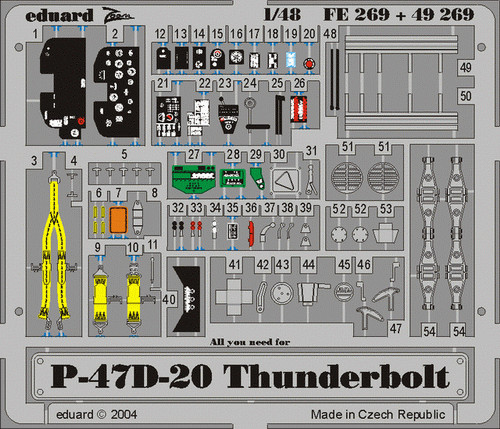 Eduard - P-47D-20 Thunderbolt