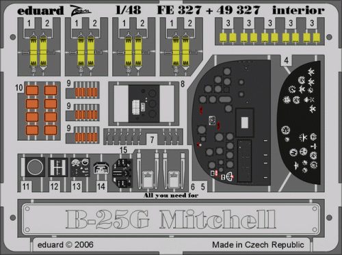 Eduard - B-25G Mitchell interior for Accurate Miniatures