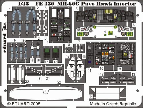 Eduard - MH-60G Pave Hawk interior