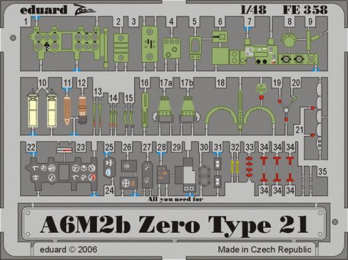 Eduard - A6M2b Zero type 21