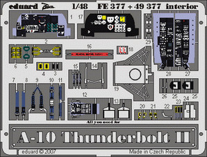 Eduard - A-10 Thunderbolt II interior for Italeri