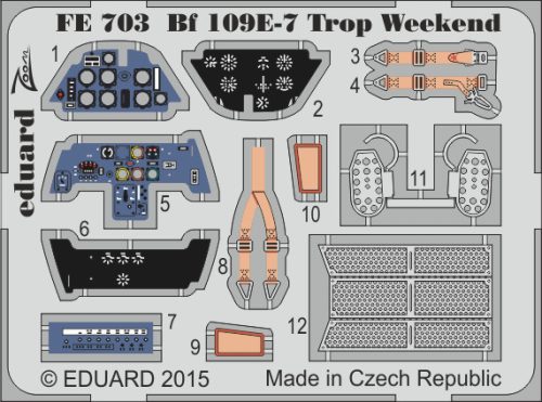 Eduard - Bf 109E-7 Trop Weekend for Eduard