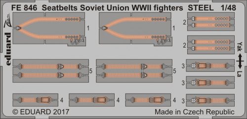 Eduard - Seatbelts Soviet Union WW2 fighters STEE