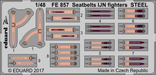 Eduard - Seatbelts IJN fighters STEEL