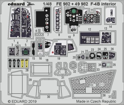 Eduard - F-4B interior for Academy