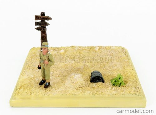 Edicola - Diorama Soldato Nel Deserto - Desert Man Beige