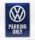 Edicola - Accessories 3D Metal Plate - Volkswagen Parking Only Blue White
