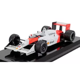   Edicola - McLAREN F1  MP4/4 HONDA N 12 WORLD CHAMPION SEASON 1988 AYRTON SENNA - DAMAGE BLISTER BOX RED WHITE