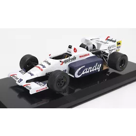  Edicola - TOLEMAN F1  TG184 HART TURBO N 19 SEASON 1984 AYRTON SENNA - BLISTER BOX WHITE BLUE