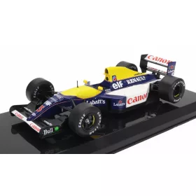   Edicola - WILLIAMS F1 FW14B RENAULT N 5 WORLD CHAMPION SEASON 1992 NIGEL MANSELL - DAMAGE BLISTER BOX BLUE YELLOW WHITE