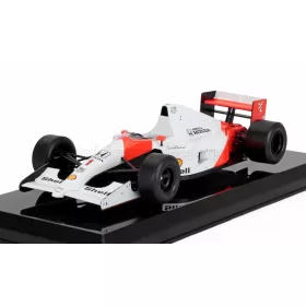   Edicola - McLAREN F1  MP4/6 HONDA N 1 WORLD CHAMPION SEASON 1991 AYRTON SENNA - DAMAGE BLISTER BOX RED WHITE