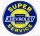 Edicola - Accessories Metal Round Plate - Chevrolet Super Service Yellow Blue