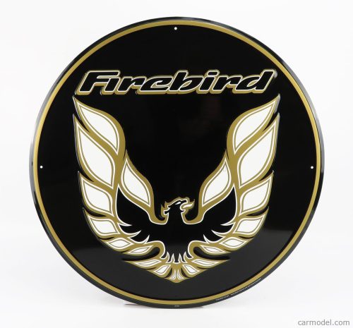 Edicola - Accessories Metal Round Plate - Firebird Gm Black Gold White