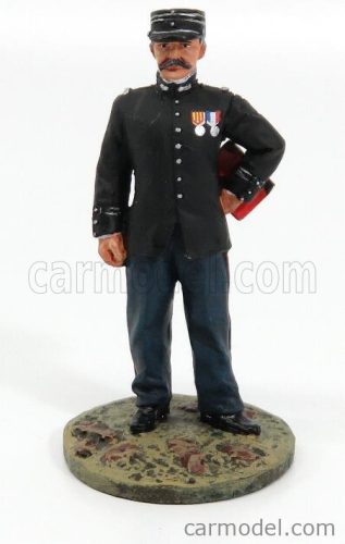 Edicola-Figures - Vigili Del Fuoco Vigile Del Fuoco Fireman Officer France 1930 Black Blue