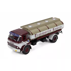   Edicola - BARREIROS SUPER AZOR TANKER TRUCK GRAN RUTA TRANSPORTES ROMERO 2-ASSI 1967 RED WHITE GOLD