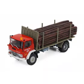   Edicola - EBRO P-137 TRUCK ABOS CONSTRUCCIONES ABOS 2-ASSI 1973 RED WOOD