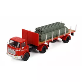 Edicola - BARREIROS CONDOR TRUCK 3-ASSI 1961 RED GREY