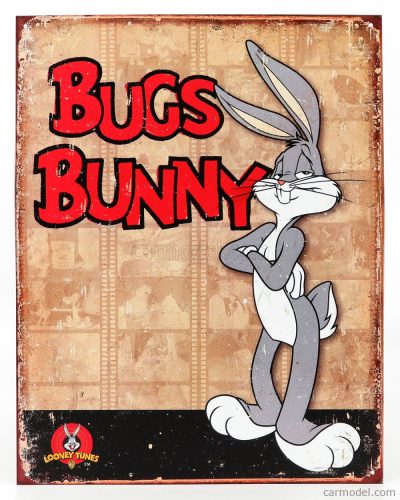 Edicola - Accessories Metal Plate - Bugs Bunny Beige Red Grey