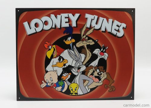 Edicola - Accessories Metal Plate - Looney Tunes Family Red Brown