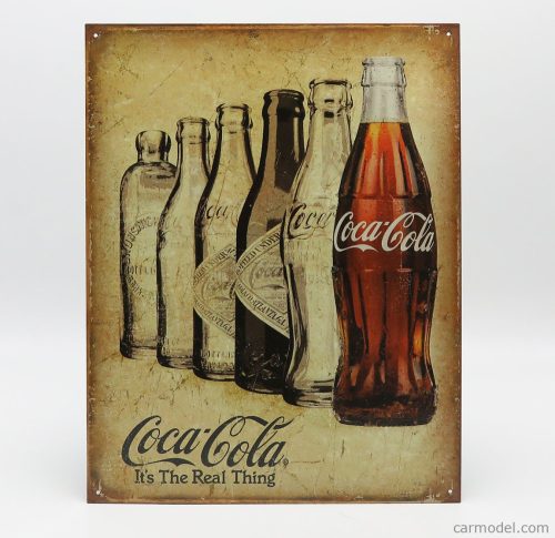 Edicola - Accessories Metal Plate - Coca-Cola It'S The Real Thing Beige Brown