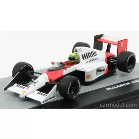   Edicola - Mclaren F1 Mp4/5 Honda V10 N 1 Germany Gp 1989 Ayrton Senna White Red