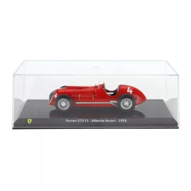   Edicola - FERRARI F1 275 N 4 SEASON 1950 ALBERTO ASCARI - CON VETRINA - WITH SHOWCASE RED