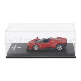   Edicola - FERRARI DAYTONA SP3 OPEN ROOF 2021 WITH SHOWCASE ROSSO CORSA - RED