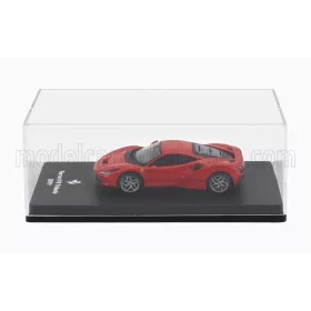   Edicola - FERRARI F8 TRIBUTO 2019 WITH SHOWCASE ROSSO SCUDERIA - RED